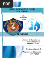 Planificacion CS Filosofia 1º BCH Ya 2