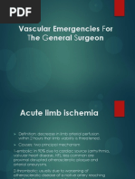 Vascular Emergencies