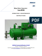 Bilge Water Separator Instruction Manual MPEB-5