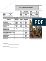 Cronograma Mantenimiento Maquina.xlsx Komatsu Pc200