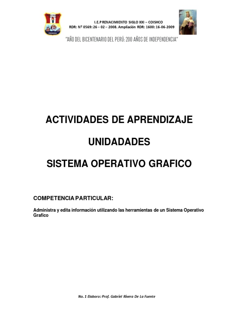 Modulo de Computacion 1° y 2° | PDF | Hardware de la computadora ...