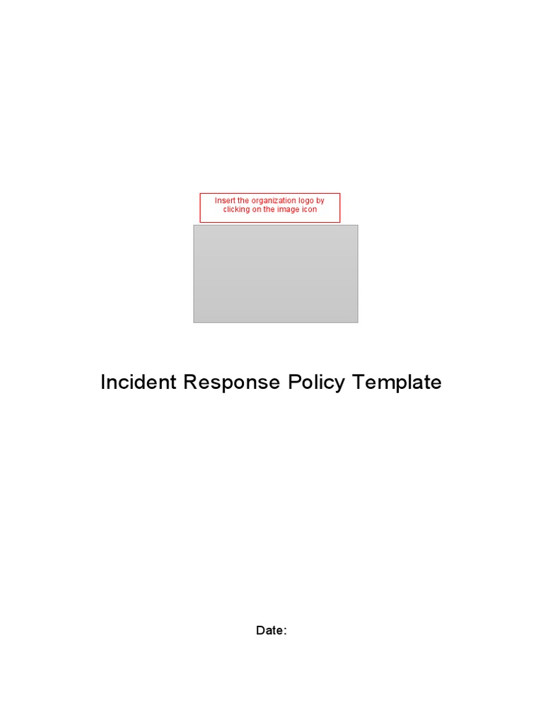 Incident Response Policy Template | PDF | Computer Security | Security