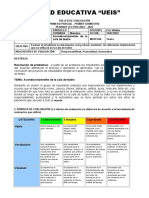 Formato de Evaluación Bachillerato Teatro