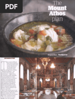 Mount Athos Plan - Healthy Living (PT 2)