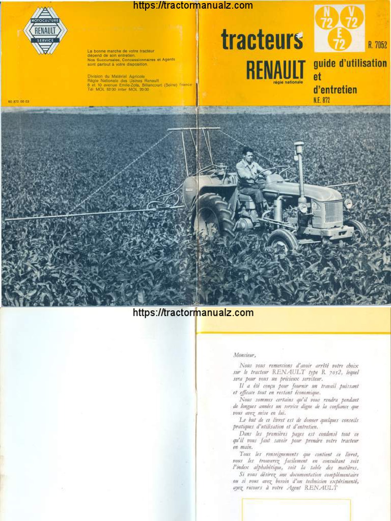 Fiche Technique Renault N72