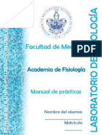 Manual de Practicas Fisiología 2017