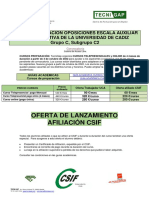 Cartel Csif-Universidad de Cadiz