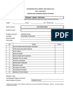 Borang Pendaftaran Bola Sepak 2022