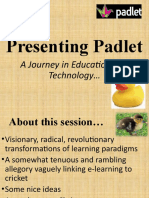 Presenting Padlet TEF