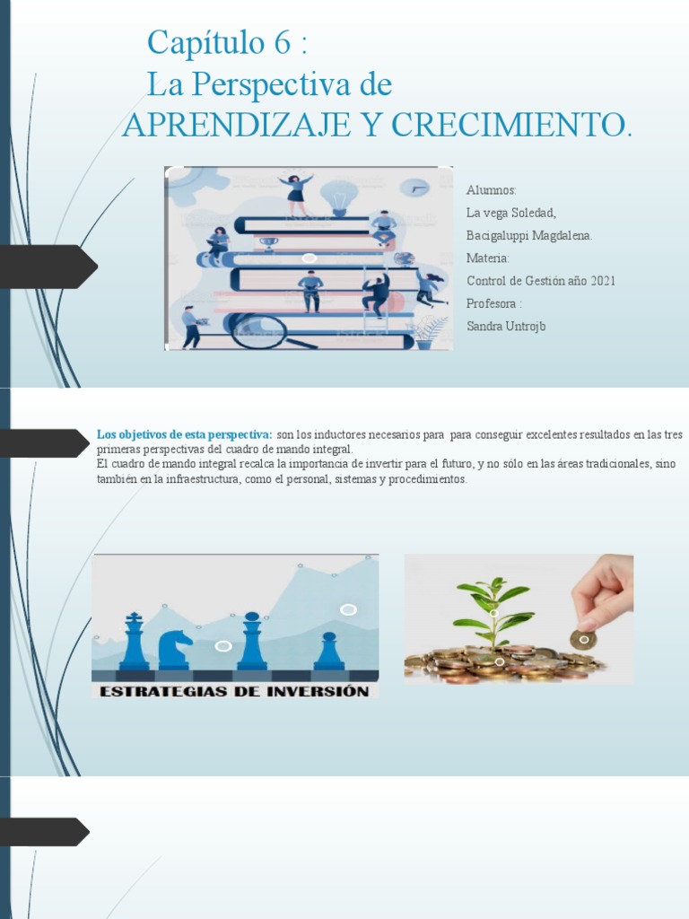 Perspectiva de Aprendizaje y Crecimiento | PDF | Business | Calidad ...