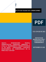 Documento Base o Pliego Tipo (ICCU-CM-025 de 2022)