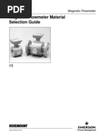 Magnetic Flowmeter Material Selection Guide