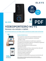 Ficha Técnica - Videoporteiro Wi-Fi ESL-VPW1