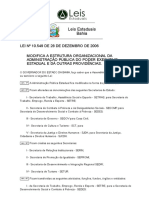 Lei Estadual N° 10.549, de 28 de Dezembro de 2006 (Secretaria de Promoção Da