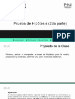 Prueba de Hipótesis 1-2 Con R