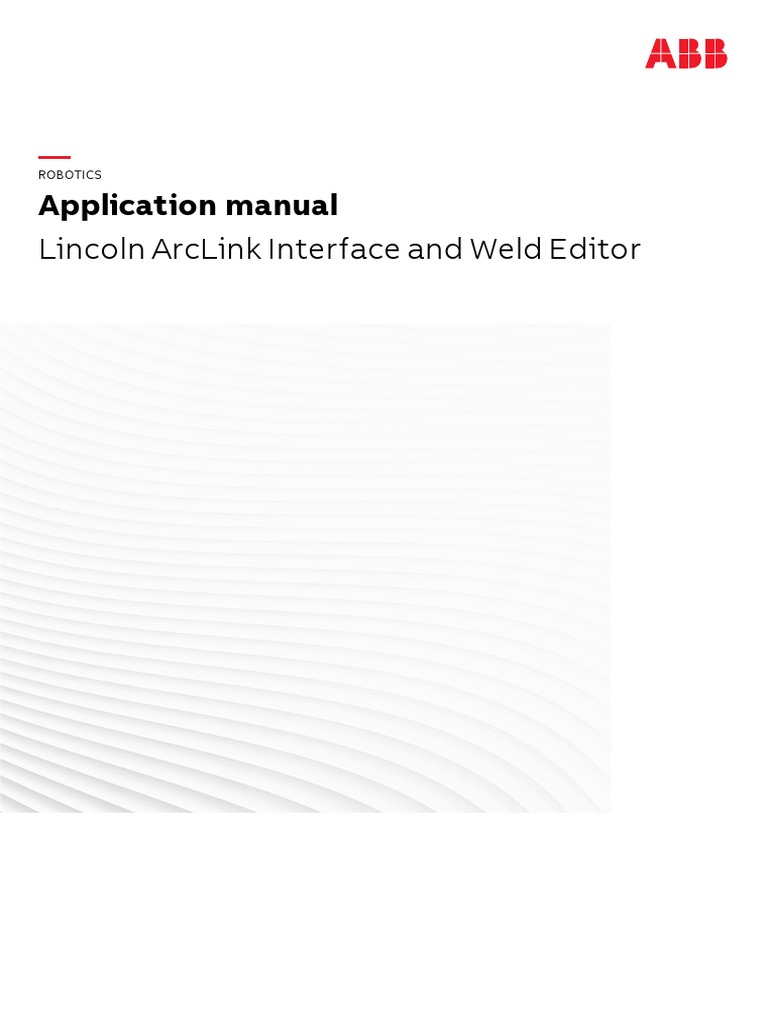 Lincoln ArcLink Interface and Weld Editor ENG PDF Microsoft