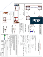 Projeto de torre de transmissão com detalhes de perfil e carga