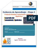 Evidencia de Aprendizaje - Etapa 2 - Dpa