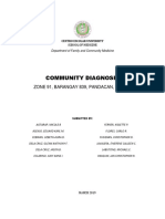 Community Diagnosis Initial Written Report