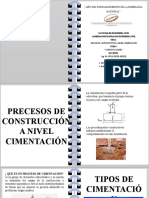 Semana 2 Procesos Constructivos A Nivel Cimentación