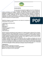 Quimica farmaceutica - pratica 02 - extracao de solvente