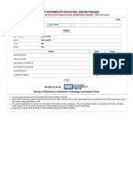 Intermediate Supplementary Examination Results - 2022, Andhra Pradesh