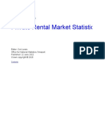 Private Rental Market Statistics: Editor: Ceri Lewis Office For National Statistics: Newport Published: 22 June 2022
