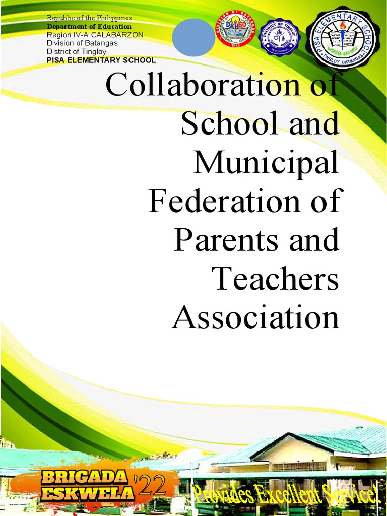 Collaboration of School and Municipal Federation of Parents and Teacher ...