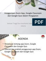 Zoom, Google Class, Dan Google Quiz
