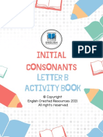 INITIAL CONSONANTS Letter B English Created Resources