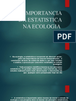 A Importancia Da Estatistica Na Ecologia