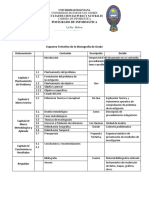 Esquema de La Monografía UMSA