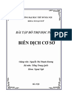 Bài Tập Bổ Trợ HP Biên Dịch Cơ Sở