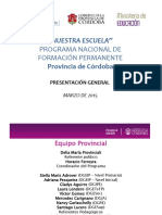 Formación docente Córdoba 2015