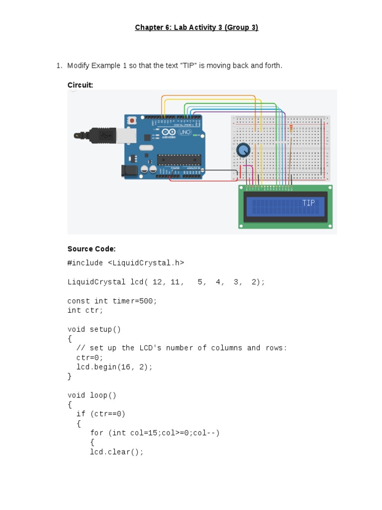 Chapter 6 Lab Activity 3 Group 3 | PDF | Computing | Computer Engineering