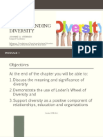 Ed 4 Module 1 UNDERSTANDING DIVERSITY