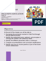 Ed 4 Module 7 Components of Special and Inclusive Education 2