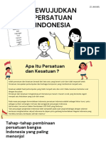 Mewujudkan Persatuan Indonesia
