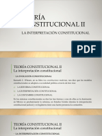 La Interpretación Constitucional