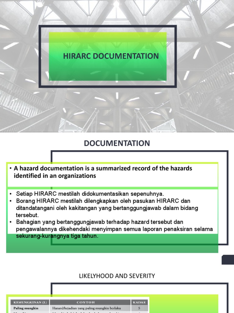 HIRARC 7 - Documentation Slide | PDF