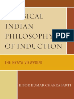 Classical Indian Philosophy of Induction: The Nyaya Viewpoint