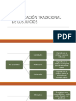 Clasificación Tradicional de Los Juicios