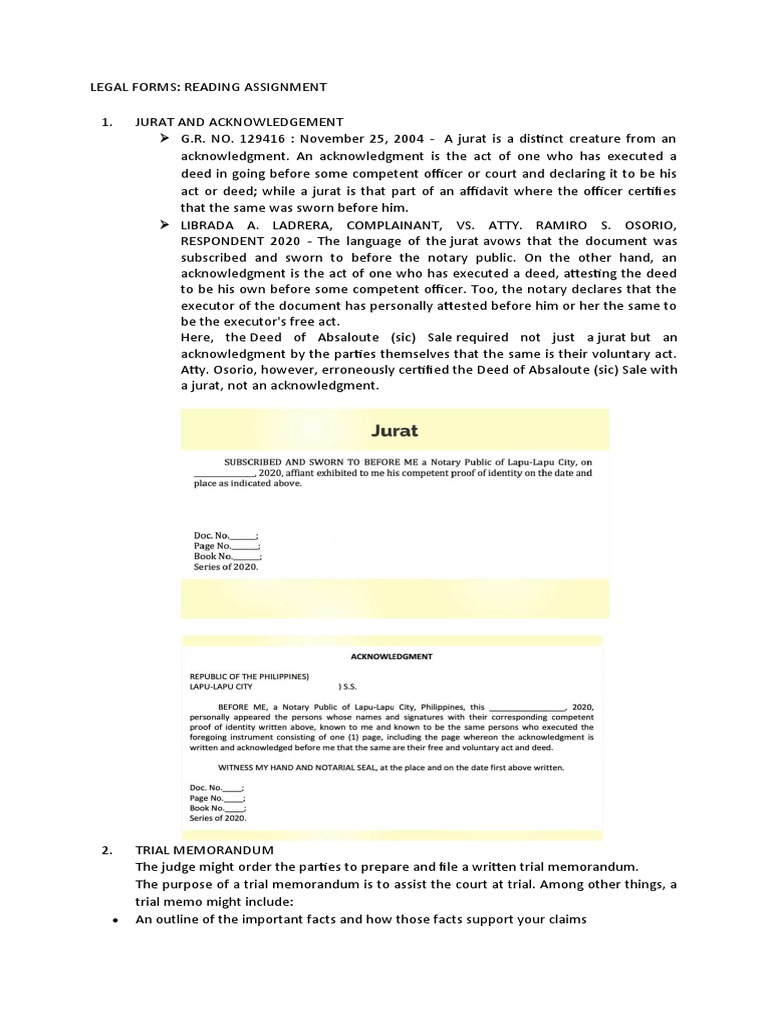 Legal Forms | PDF