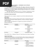 Unit 2 Essay Writing - Comparison and Contrast What ISA Comparison Essay?