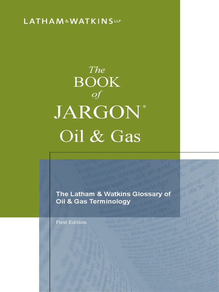Oil Gas Book of Jargon PDF Superfund Blowout (Well Drilling)