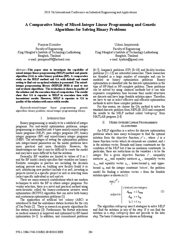 a-comparative-study-of-mixed-integer-linear-programming-and-genetic