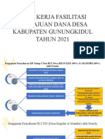 Alur Kerja Fasilitasi Penyaluran Dana Desa Tahun 2021