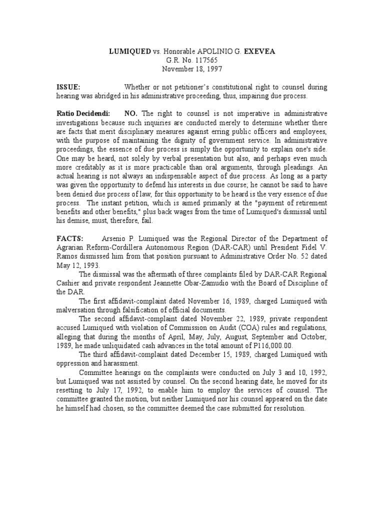Lumiqued vs exevea digest pdf