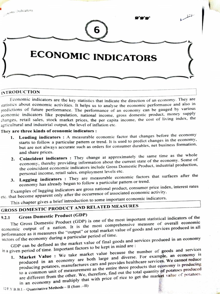 CHP 6.economic Indicators PDF