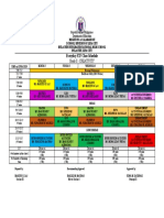 f2f Class Schedule